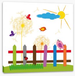 Fun Gardens Stretched Canvas 49403016