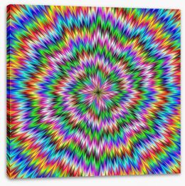 Psychedelic flow Stretched Canvas 49511677