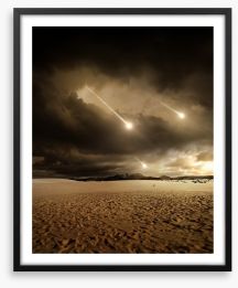 Shooting stars Framed Art Print 49553062