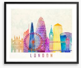 Landmarks of London Framed Art Print 496062007