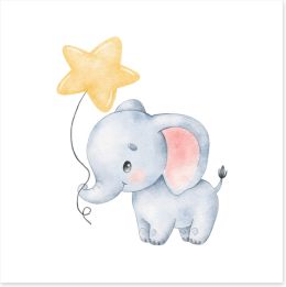 Elephants Art Print 496389584