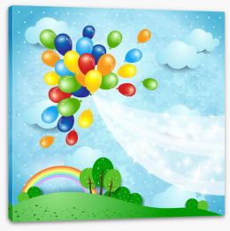 Balloons Stretched Canvas 49751432