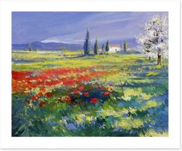 Poppy field Art Print 49784440