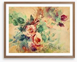 Vintage roses Framed Art Print 49784524
