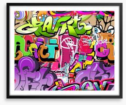 Graffiti wall Framed Art Print 49853588