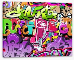 Graffiti wall Stretched Canvas 49853588