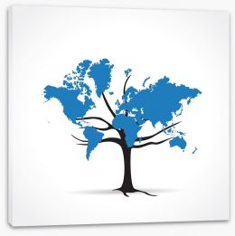 Tree of the world Stretched Canvas 49875627