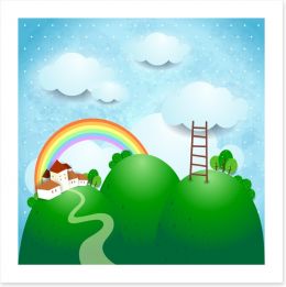 Rainbows Art Print 49900835