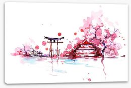 Springtime in Japan Stretched Canvas 49925306