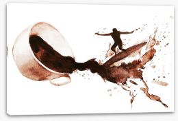 Coffee hit Stretched Canvas 50020488