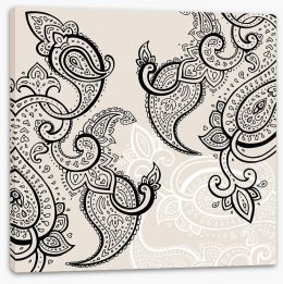Paisley Stretched Canvas 50077407