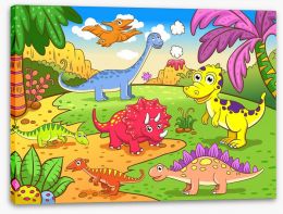 Dinosaurs Stretched Canvas 50191666