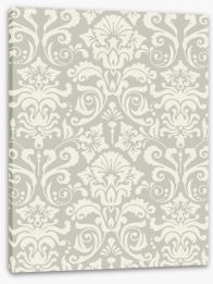 Floral muster Stretched Canvas 50196710