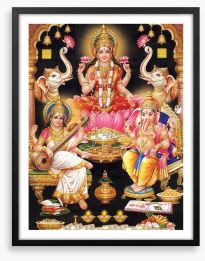 Indian goddess Maa Lakshi Framed Art Print 5022134
