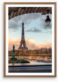 Arch to the tower Framed Art Print 502350626
