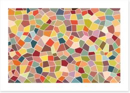 Mosaic Art Print 50250888