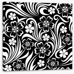Black and White Stretched Canvas 50278199