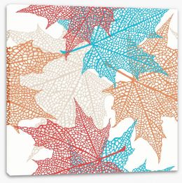 Maple leaf abstract Stretched Canvas 50300052