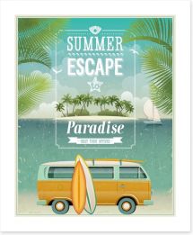 Summer escape Art Print 50353191