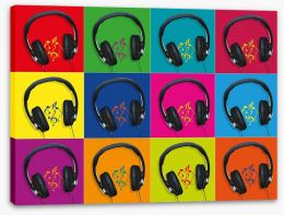 Audio pop Stretched Canvas 50563001