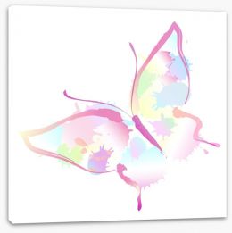 Butterfly splash Stretched Canvas 50610366