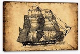 The ghost ship Stretched Canvas 50740933