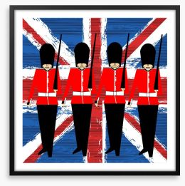 Changing of the Guard Framed Art Print 50811046