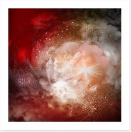Cosmic clouds Art Print 50994824