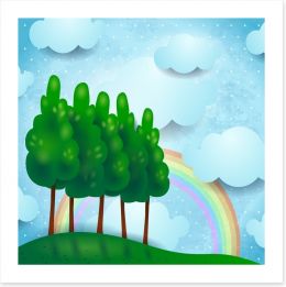 Rainbows Art Print 51006131