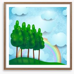 Rainbows Framed Art Print 51006131
