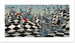 Dreaming of chess Art Print 51430405