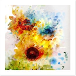 Sunflower days Art Print 51446527