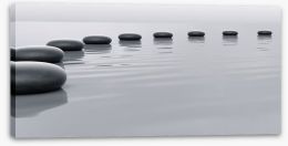 Stepping stones to the horizon Stretched Canvas 51707311