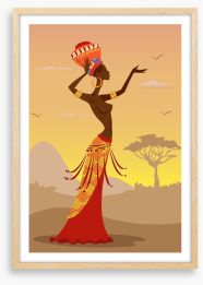 Zulu grace Framed Art Print 51746485