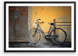 The old Italian bicycle Framed Art Print 52028440