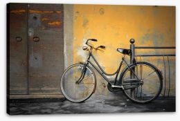 The old Italian bicycle Stretched Canvas 52028440