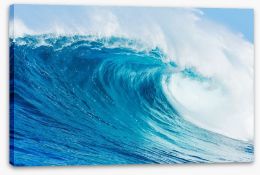 Blue barrel wave Stretched Canvas 52095427