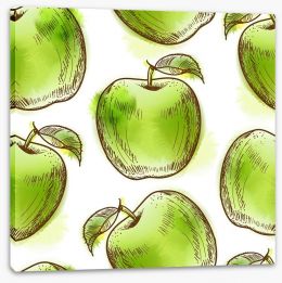 Green apples Stretched Canvas 52200773