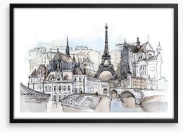 Iconic France Framed Art Print 52241742