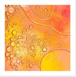 Surface bubbles Art Print 52633786