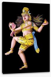 Shiva - King of the dance Stretched Canvas 52668749