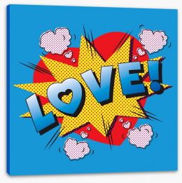 Love explosion Stretched Canvas 52679290