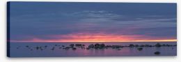 End of the sunset Stretched Canvas 52689819