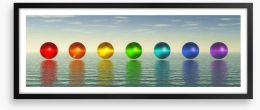 Chakra spheres Framed Art Print 52808458