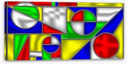 Stained Glass Stretched Canvas 52813861