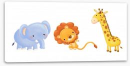 Baby animals Stretched Canvas 53005309