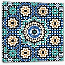 Moroccan mosaic Stretched Canvas 53033906