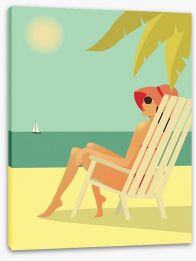 Retro summer Stretched Canvas 53170633