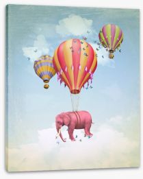 Pink elephant balloons