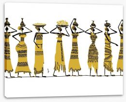African Art Stretched Canvas 53182898
